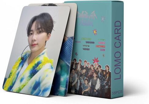 55 Pcs Lomo card For SEVENTEEN% -HEAVEN Photocards Merchandise gift for Girls and Boys Collection Decorations (B) in Saudi Arabia