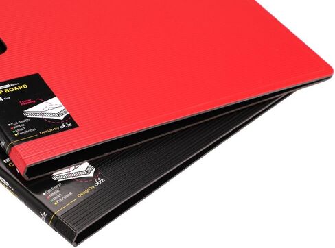 Foldable Plastic File Clipboard Profile Clip Folder A4 Letter Size Clipboard with Cover Folder 360 Degree Flip Writing Pad Clipboard Padfolio File Folder Desktop Organizer School Office and Business in Kuwait