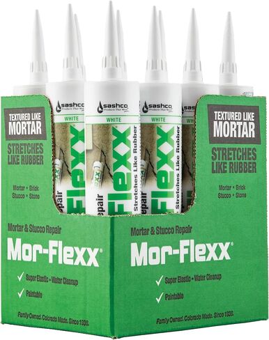 Mor-Flexx Textured Caulk, White,10.5 oz (Pack of 1) in Kuwait