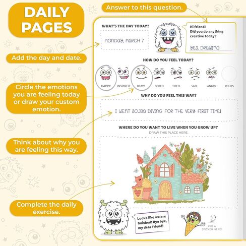 Clever Fox Kids’ Journal – Daily Feelings & Gratitude Notebook for 8+ Children – Child’s Planner & Mood Tracker for Journaling & Writing (Peach Pink) in Kuwait