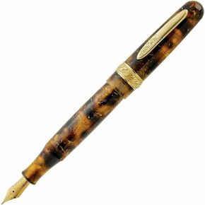 Etruria Magnifica Fountain Pen MIELE SELVATICO (Wild Honey) - Stainless Steel Medium Nib