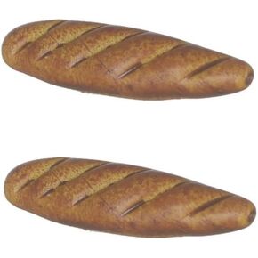 Dollhouse Miniature set of 2 Long French Breads