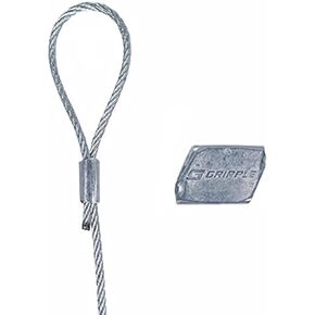 Gripple - No. 2 Standard Loop Hangers | Standard Hanger Cable | Hanger with Fastener for Fast Suspension | 100 lbs Safe Working Load | Sold in Packs of 10 | 30 Ft Rope