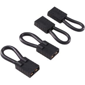 4pcs Loop Connector compatible with TRX Female Jumper Shorting Plug 12awg Battery Eliminator Adapter SCT(E116-4)