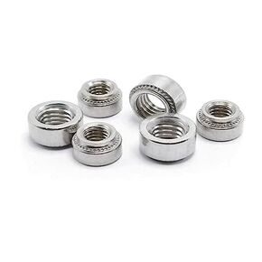 100Pcs M2.5 Silver Stainless Steel Press nut for FPV Frame rc Cars pressnut (M2.5,Sliver,100), BPN001