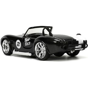 DC Comics 1:32 1965 Shelby Cobra 427 SC Die-cast Car w/ 1.65" Two Face Figure, Toys for Kids and Adults