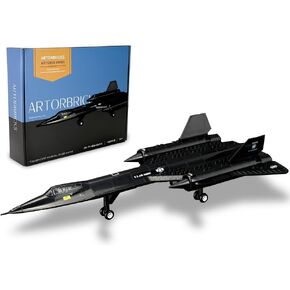 ArtorBricks Air Force Series SR-71 Reconnaissance Blackbird Air Force Military Building Block Set and Gift for Adults (183 Pieces)