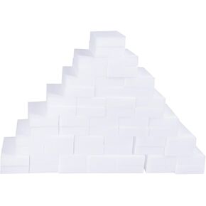 JOYENERGY 100 Pack Magic Sponge Eraser, Melamine Sponges Foam Pads in Bulk, Multi-Functional Household Cleaning Sponges Eraser for Kitchen, Furniture, Bathroom, Household Cleaning