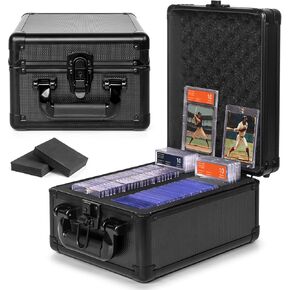 Graded Card Storage Box, PSA Slab Case Holder for Graded Cards, Top Loaders Trading Card Storage Hard Case for Sports Card, Top Loaders, One Touch, Game Cards (2 Row) in Saudi Arabia