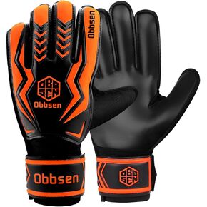 Obbsen Soccer Goalie Gloves for Kids, Youth&Adult Soccer Goalkeeper Gloves, Strong Grip Goalkeeping Gloves with Finger Protection, Men/Women/Boys/Girls in Kuwait