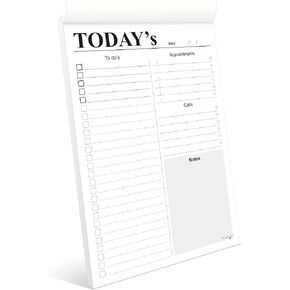 Hadigu To Do List Notepad (9"X6") Today's Daily Planner Notepad, To Do List Notebook, Work Planner, Task Planner, Things To Do Daily Notepad, Daily Organizer for To Do's Appointments Calls Notes