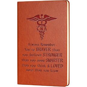 Nurse Gifts Leather Notebook for Women Men RN PT NP Journal Notebook for Nurses Best Gift for New Nurses (whenever RN)