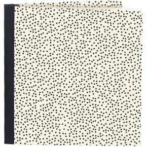 SIMPLE STORIES Sn@p Flipbook 6"X8"-Speckle Dots, White