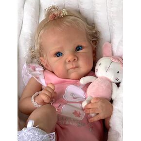 Anano Reborn Baby Dolls Bettie 18 Inch Real Life Newborn Reborn Baby Dolls Soft Silicone Full Body Girl Silicone Baby Doll Poseable Anatomically Correct Gift for Kids 3+