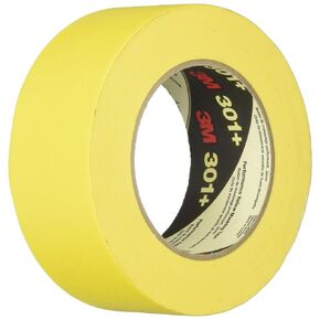3M Performance Yellow Masking Tape, 2 Inches x 60 Yards, Yellow - 1462003