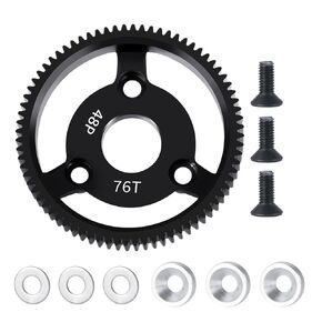 Steel Spur Gear 48P 86T Transmission Gears for 1/10 Tra-xxas Slash 2wd Rustler Stampede Telluride RC Car (86T)