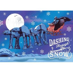 Buffalo Games - Star Wars - Merry Sithmas - 500 Piece Jigsaw Puzzle for Adults Challenging Puzzle Perfect for Game Nights - Finished Puzzle Size is 21.25 x 15.00