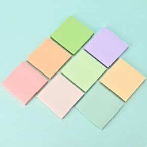 BAYTORY 640 Sheets Pop Up Sticky Notes, 3 x 3 Inches, Morandi Colored Self-Sticky Note Pads, Memo Pads for School Office Home Desk Accessories (Morandi Series)