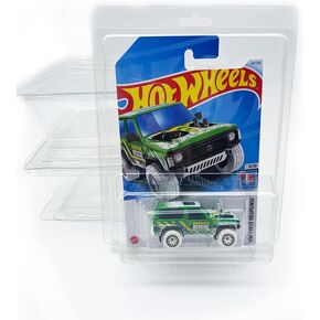 8Pcs Protector Packs Compatible with Hot Wheels Model Car Clamshell Cases Plastic Car Display Protective Case Durable Display Shields Clear Die Cast Car Blister Pack Covers, 7.5 x 5.9 x 2 Inch