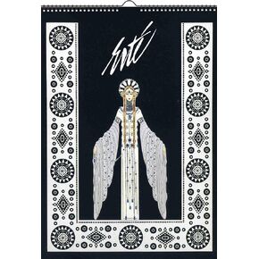 2025 Wall Calendar [12 pages 8"x12"] Erte Art Deco Fine Art Illustration Vintage Poster M-649