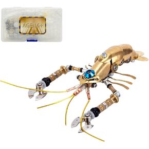 3D Metal Puzzle, Steampunk Turtle Model, Puzzle DIY Craft Kit, Gifts for Teens and Adults (100+PCS)