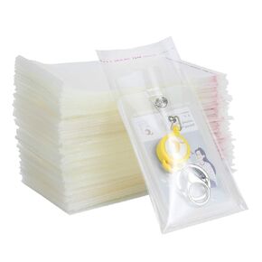 1000 Pack 3" x 5" Thick 1.6Mil Clear Resealable Cello Self Adhesive Seal Plastic Poly Bags Durable Self-Sealing Packaging Cookie Candy Jewelry Card Gifts Heavy Duty Cellophane Bags