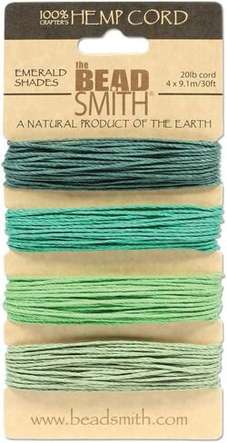 Green Blue and Pink Hemp Twine Mix 20lb Test 1mm Diameter 12 Colors 360 Feet of Cord in Saudi Arabia