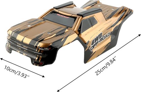 RC Car Car Shell Body Shell Cover 1430D2 Accessories Spare Parts for H14BM 14210 JC14EP HP141 HP141S 1:14 Brushless RC Trucks Vehicle (Gold) in Saudi Arabia