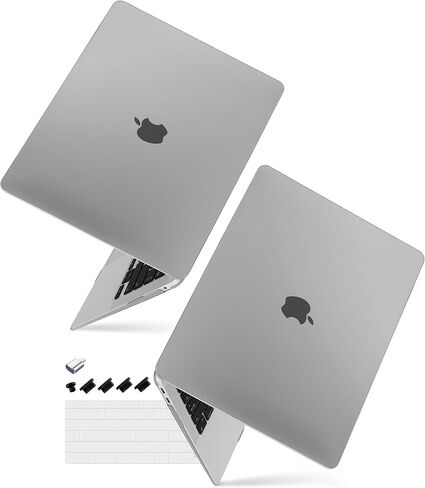 DONGKE Ultra Slim Hard Shell Case for MacBook Pro 13 inch M2/M1 A2338 A2289 A2251 with Touch Bar & Touch ID [2024 2023-2020 Released] - Protective Cover [Sturdy Shockproof] [Matte Clear] in Kuwait