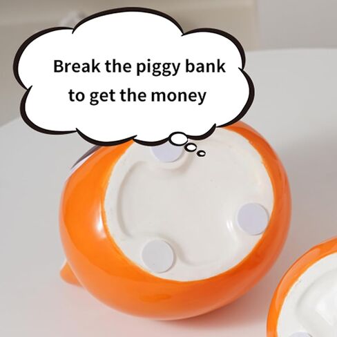 Red Panda Ceramic Piggy Bank for Adults Must Break to Open,Kids Piggy Bank for Boys,Alcancias De Dinero para Adultos Niños,Girls Money Saving Box Jar,Coin Bank,Piggy Bank for Kids in Saudi Arabia
