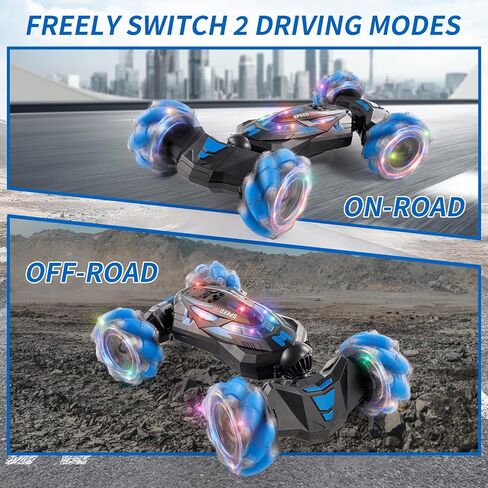 Gesture Sensing RC Stunt Car Toys for Boys and Girls Aged 6-12, for Kids.2.4Ghz Hand Controlled RC Twist Cars .4WD Remote Control car in Saudi Arabia