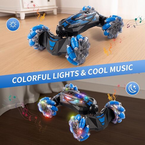 Gesture Sensing RC Stunt Car Toys for Boys and Girls Aged 6-12, for Kids.2.4Ghz Hand Controlled RC Twist Cars .4WD Remote Control car in Saudi Arabia