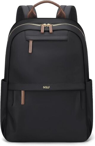 GOLF SUPAGS Laptop Backpack for Women Work Travel Backpacks Computer Bag Casual Daypack Fits 14 Inch Notebook (Black) in Saudi Arabia