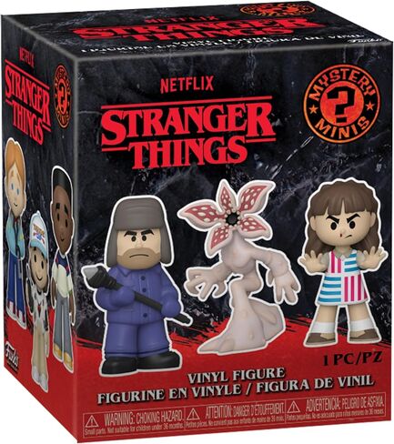 Funko Mystery Mini: Stranger Things - Eleven - 12 قطعة PDQ - شخصية فينيل قابلة للتجميع - فكرة هدية - بضائع رسمية - للأطفال والكبار - عشاق التلفزيون - شخصية صغيرة لهواة الجمع والعرض in Saudi Arabia