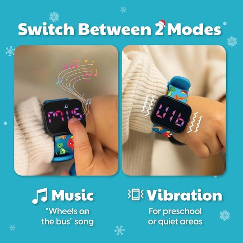 Potty Training Watch for Kids V2 – A Water Resistant Potty Reminder Device for Boys & Girls to Train Your Toddler with Fun/Musical & Vibration Interval Reminder with Potty Training eBook (Trains) in Kuwait