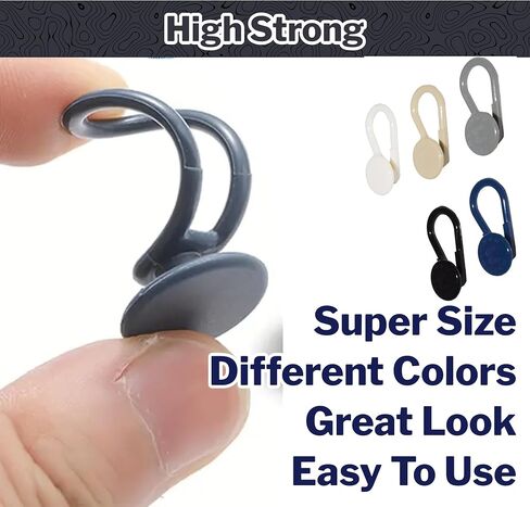 5 Pcs Flexible Button Pant Extenders Jeans Trousers Skirt Extenders Adjustable Waist Extenders for Men and Women Silicone Extender No-Sew Assorted Colors 1 White, 1 Beige, 1 Grey, 1 Black, 1 Navy in Kuwait