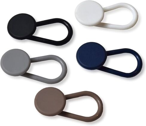 5 Pcs Flexible Button Pant Extenders Jeans Trousers Skirt Extenders Adjustable Waist Extenders for Men and Women Silicone Extender No-Sew Assorted Colors 1 White, 1 Beige, 1 Grey, 1 Black, 1 Navy in Kuwait