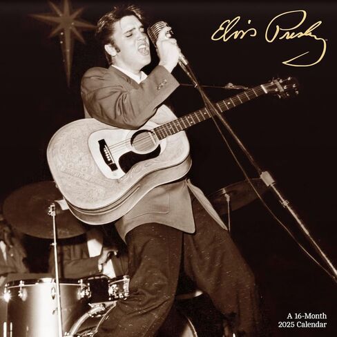 2025 Elvis Presley Wall Calendar & Push Pins in Saudi Arabia
