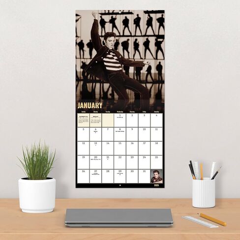2025 Elvis Presley Wall Calendar & Push Pins in Saudi Arabia