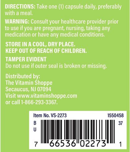 The Vitamin Shoppe Milk Thistle Extract 300 MG (100 Capsules) in Kuwait