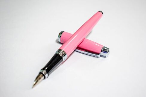 Fountain pen, extra fine point smooth writing pens for journaling fancy pens, hero 602 orange colored metal pen writer gifts Pen Sets for Men and Women Classic Design with Converter in Saudi Arabia