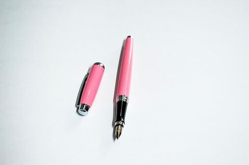 Fountain pen, extra fine point smooth writing pens for journaling fancy pens, hero 602 orange colored metal pen writer gifts Pen Sets for Men and Women Classic Design with Converter in Saudi Arabia