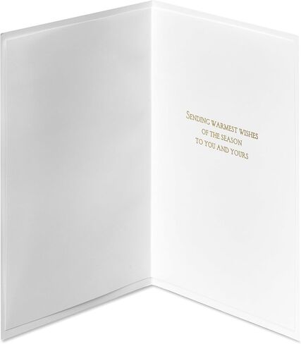 Papyrus Christmas Card (Warmest Wishes) in Saudi Arabia