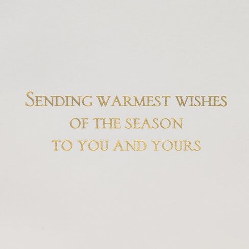 Papyrus Christmas Card (Warmest Wishes) in Saudi Arabia