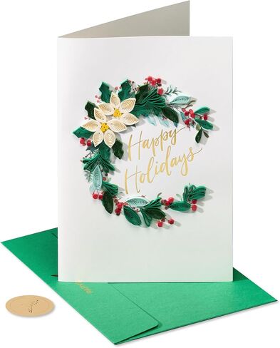Papyrus Christmas Card (Warmest Wishes) in Saudi Arabia