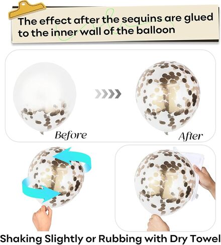 Beige and Champagne Gold Balloon Set, 60Pcs 12 Inch Nude Cream Retro White Sand Balloons with Metallic Champagne Gold Confetti Latex Balloons for Birthday Wedding Baby Bridal Shower Party Decorations in Kuwait