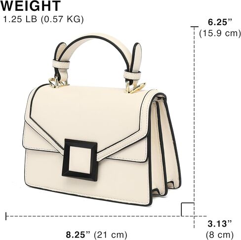 Scarleton Handbags for Women, Crossbody Bags for Women, Structured Mini Satchel Purses, Top Handle Shoulder Bag, H2077 in Saudi Arabia