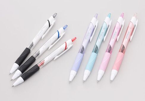 三菱鉛筆 Mitsubishi Pencil SXN15005.24 Permanent Ballpoint Pen Jet Stream 10 Pens 0.5 Black Easy Writing in Saudi Arabia