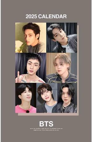 2025 K-STAR Wall Calendar (Bangtan Boys) in Saudi Arabia