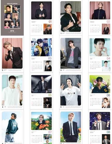 2025 K-STAR Wall Calendar (Bangtan Boys) in Saudi Arabia